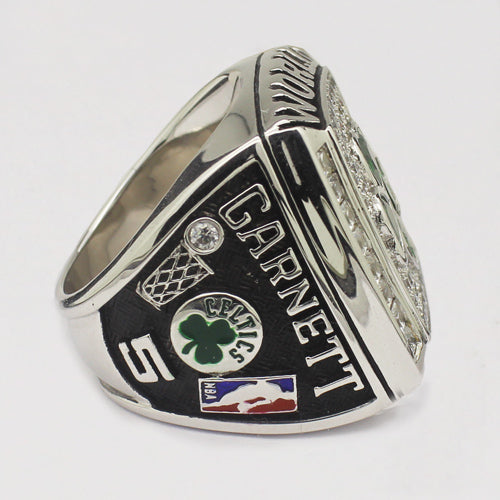 Boston Celtics 2008 NBA Finals National Basketball World Championship Ring With Green Crystals