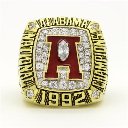 1992 Alabama Crimson Tide National Championship Ring