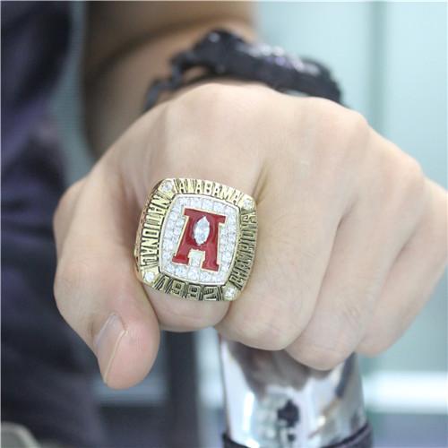 1992 Alabama Crimson Tide National Championship Ring