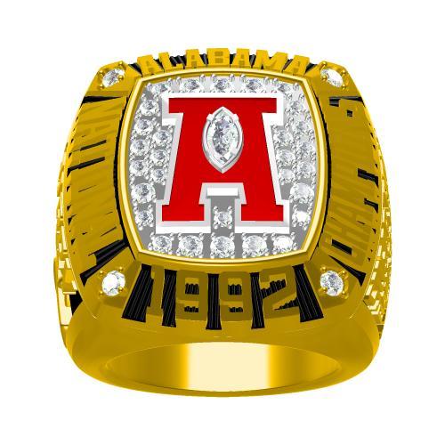 1992 Alabama Crimson Tide National Championship Ring