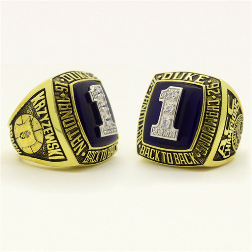 Custom Duke Blue Devils 1992 Basketball National Championship Ring