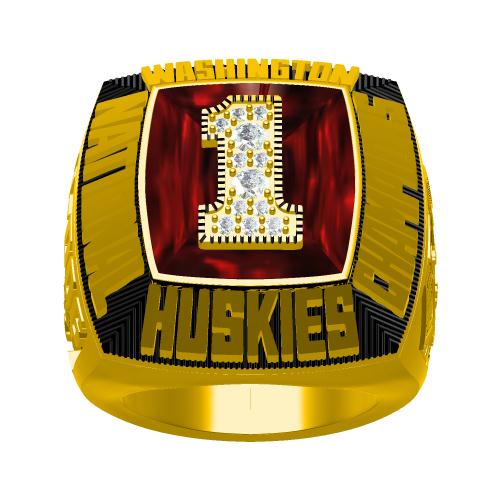 Custom 1991 Washington Huskies National Championship Ring