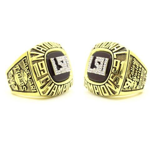 Custom LSU Tigers 1991 National Championship Ring