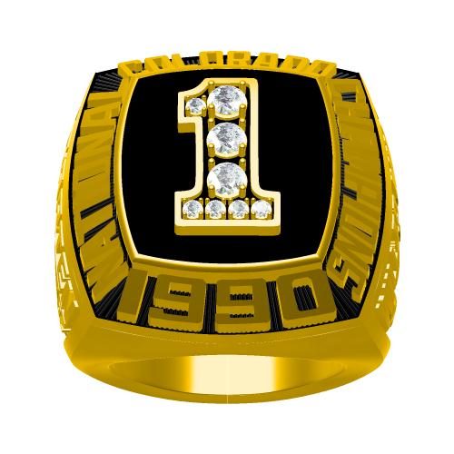 Custom Colorado Buffaloes 1990 National Championship Ring