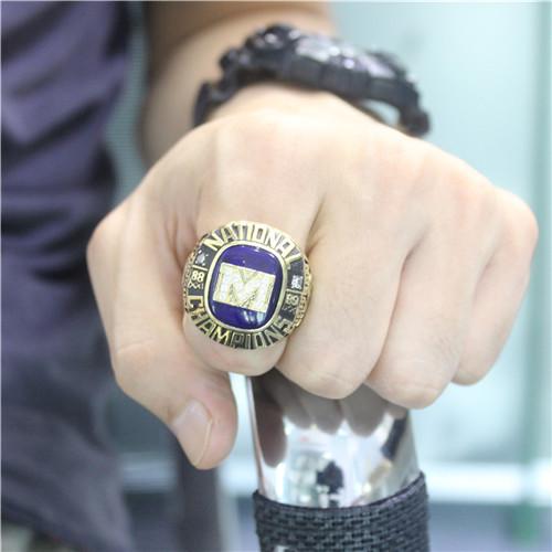 1989 Michigan Wolverines NCAA Men' Basketball National Championship Ring