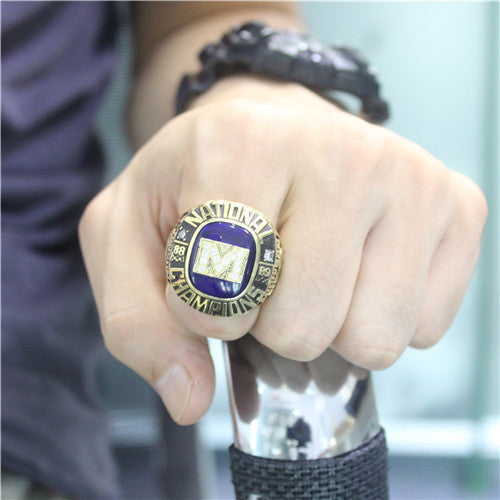 Custom Michigan Wolverines 1989 National Championship Ring