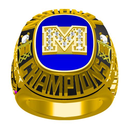 Custom Michigan Wolverines 1989 National Championship Ring