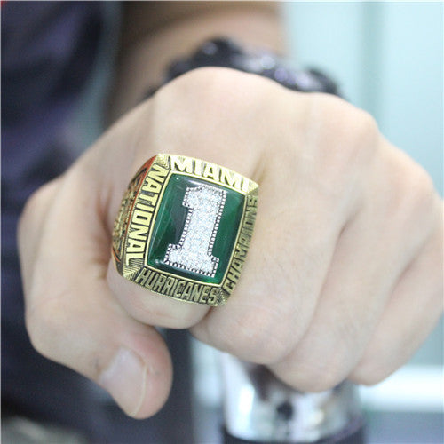 Custom Miami Hurricanes 1989 National Championship Ring