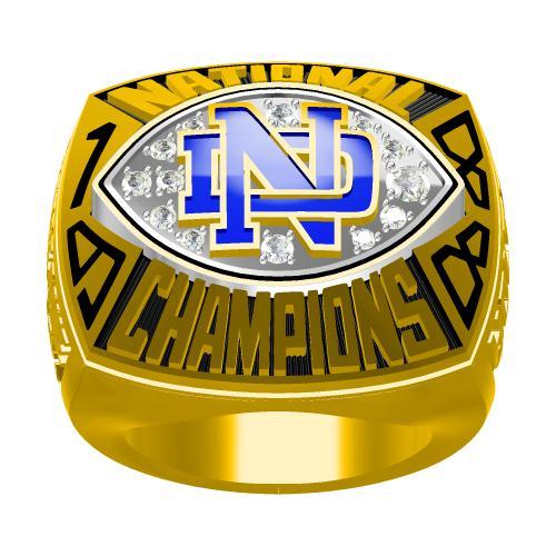 1988  Notre Dame Fighting Irish National Championship Ring