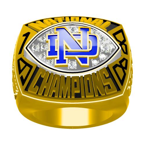 Custom Notre Dame Fighting Irish 1988 National Championship Ring