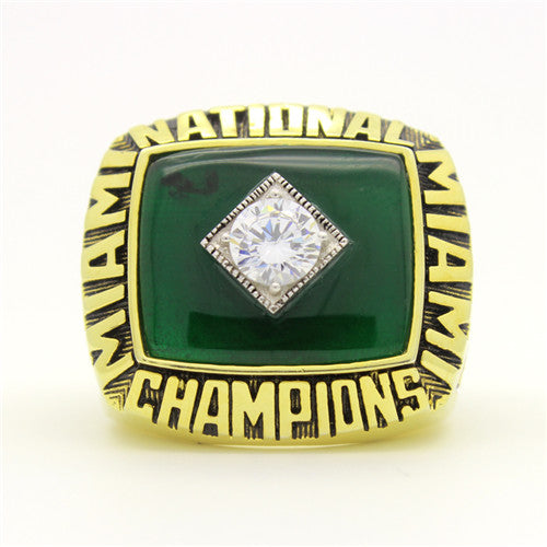 Custom Miami Hurricanes 1987 National Championship Ring