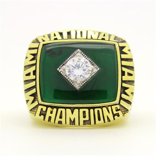 1987 Miami Hurricanes Orange Bowl National Championship Ring