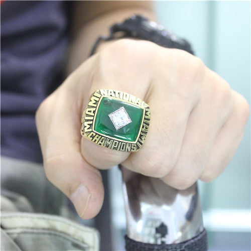 Custom Miami Hurricanes 1987 National Championship Ring