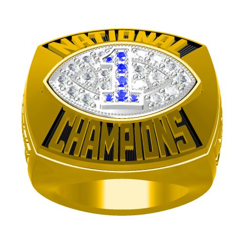 Custom Penn State Nittany Lions 1986 National Championship Ring