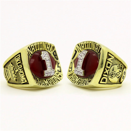 Custom Oklahoma Sooners football 1985 National Championship Ring