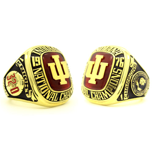 Custom Indiana Hoosiers 1976 National Championship Ring