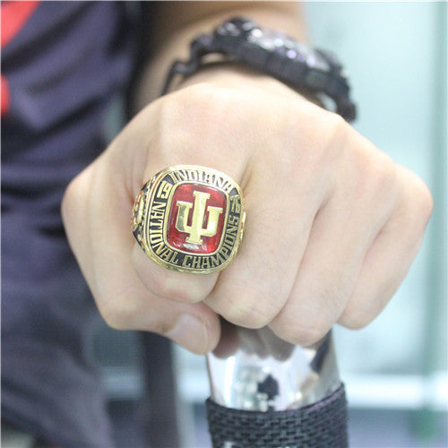 Custom Indiana Hoosiers 1976 National Championship Ring