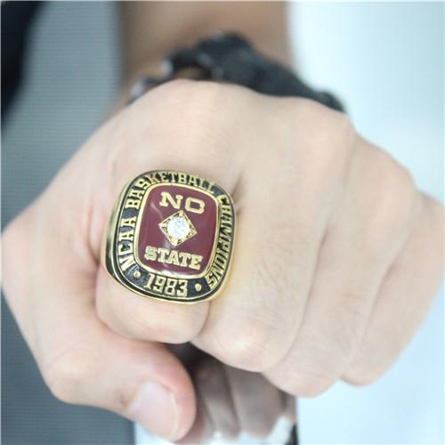 1983 NC State Wolfpack NCAA Basketball National Championship Ring