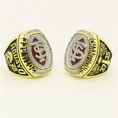 Custom Florida State Seminoles FSU 2014 ACC Atlantic Coast Conference Football Season Championship Ring