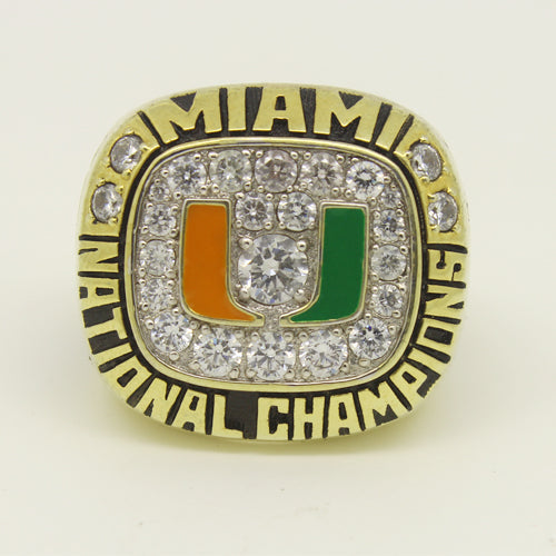 Custom Miami Hurricanes 1991 National Championship Ring