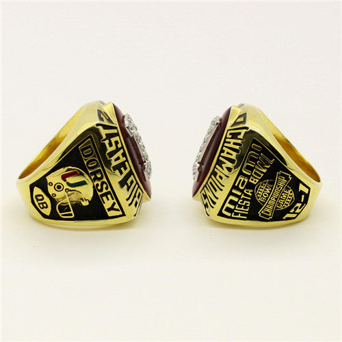 Custom Miami Hurricanes 2002 National Championship Ring