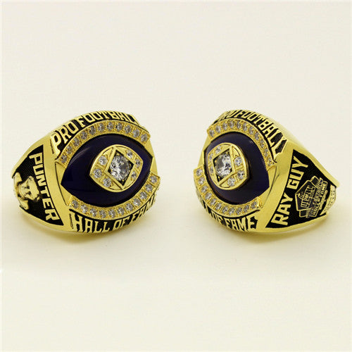 Custom Ray Guy 2014 Pro Football Hall of Fame Championship Ring