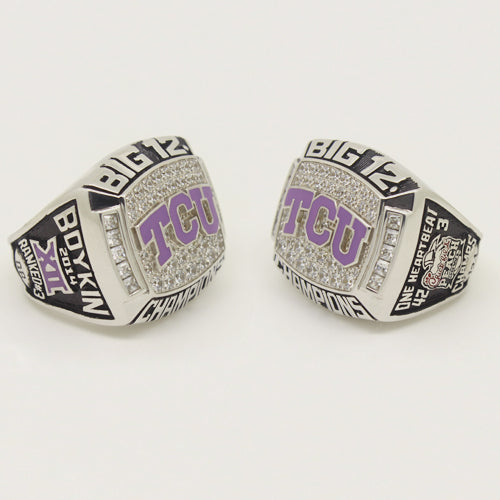 Custom TCU Horned Frogs 2014 Big 12 Conference Football Season Championship Ring