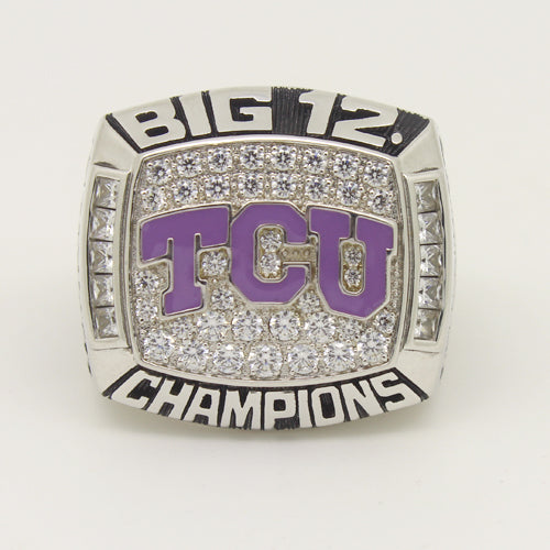 Custom TCU Horned Frogs 2014 Big 12 Conference Football Season Championship Ring