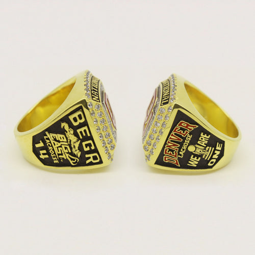 Custom Denver Pioneers 2015 Lacrosse National Championship Ring