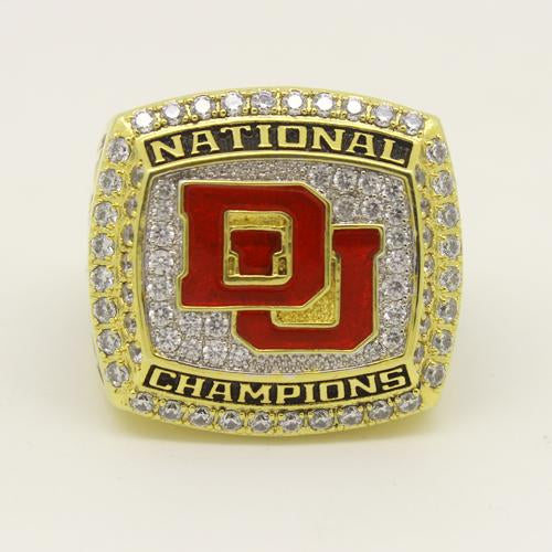 2015 Denver Pioneers Lacrosse National Championship Ring