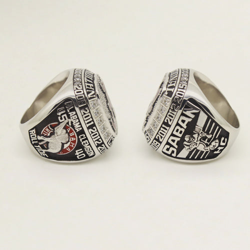 Custom Alabama Crimson Tide 2015 National Champion Fan Ring