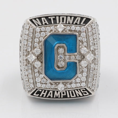 Coastal Carolina Chanticleers 2016 Baseball National Championship Ring With Blue Ctystal