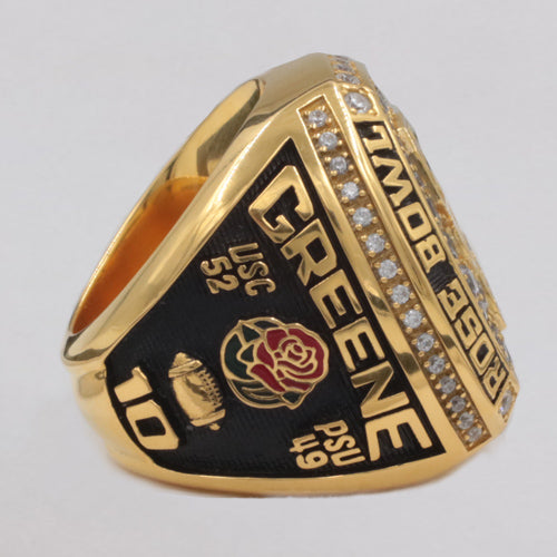 USC Trojans 2017 Rose Bowl Championship Ring With Red Ruby