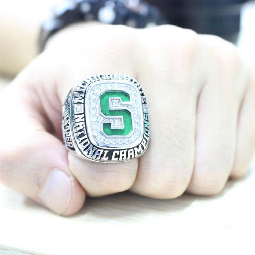 Custom Michigan State Spartans 2007 National Championship Ring