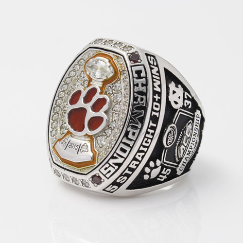 Custom Clemson Tigers 2015 ACC Atlantic Coast Conference Football Season Championship Ring