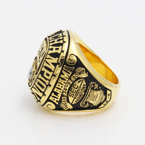 Alabama Crimson Tide 1979 National Championship Ring