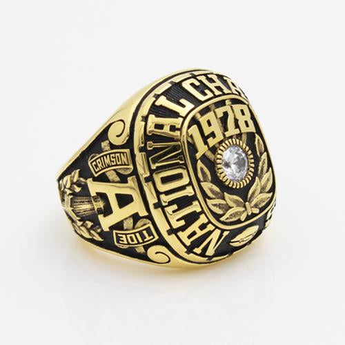 1978 Alabama Crimson Tide National & SEC Championship Ring