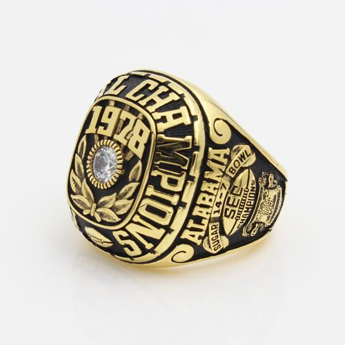 1978 Alabama Crimson Tide National & SEC Championship Ring