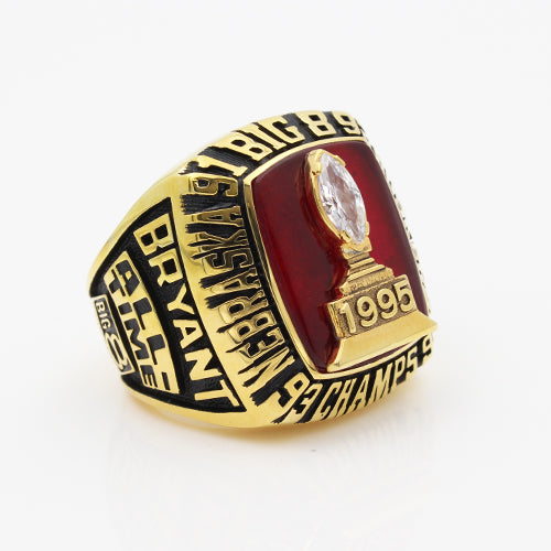 Nebraska Cornhuskers 1995 Big Eight National Championship Ring