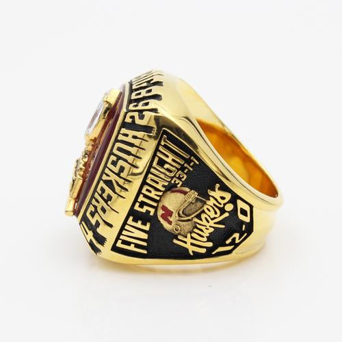 1995 Nebraska Cornhuskers Big Eight National Championship Ring