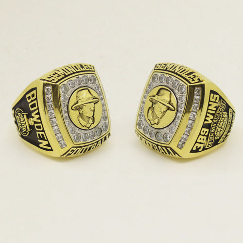 Custom FSU Florida State Seminoles 2010 Gator Bowl Championship Ring