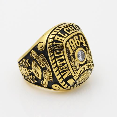 1964 Alabama Crimson Tide NCAA National Championship Ring