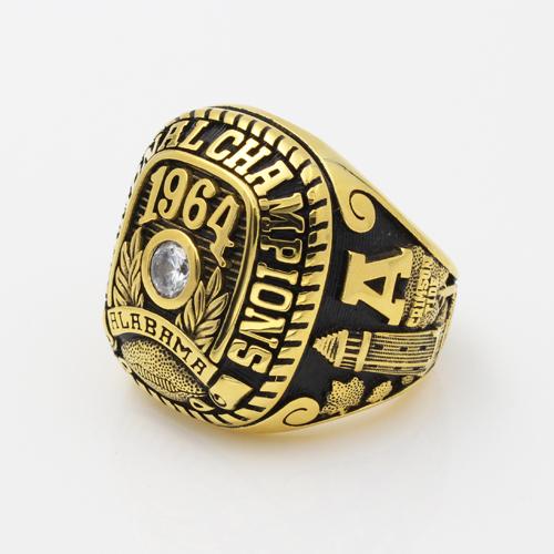 1964 Alabama Crimson Tide NCAA National Championship Ring