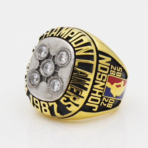 Los Angeles Lakers 1987 NBA Finals National Basketball World Championship Ring