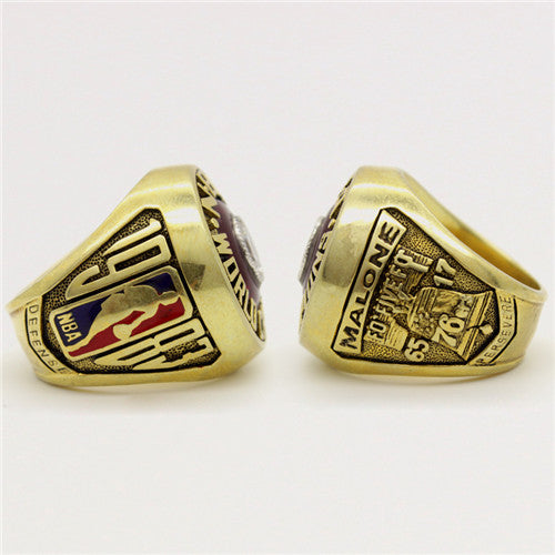 Philadelphia 76ers 1983 NBA Finals National Basketball World Championship Ring With Red Garnet