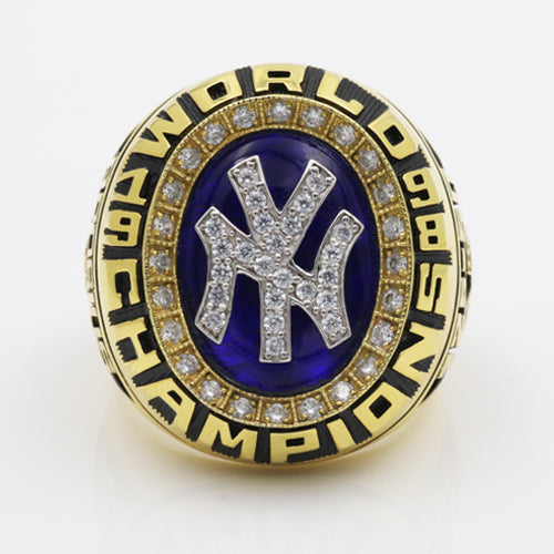 New York Yankees 1998 World Series MLB Championship Ring With Synthetic Sapphire