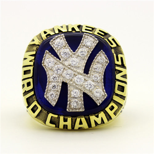 New York Yankees 1977 World Series MLB Championship Ring With Blue Lapis Lazuli