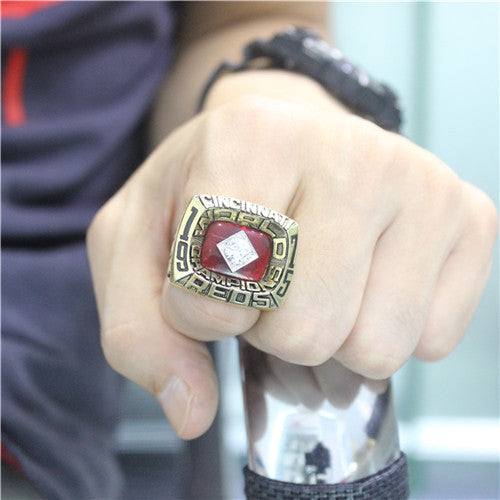 Cincinnati Reds 1975 World Series MLB Championship Ring With Red Ruby