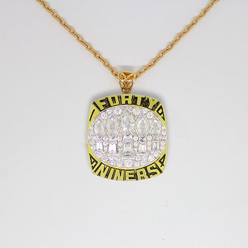 San Francisco 49ers 1994 Super Bowl XXIX NFL Championship Pendant with Chain