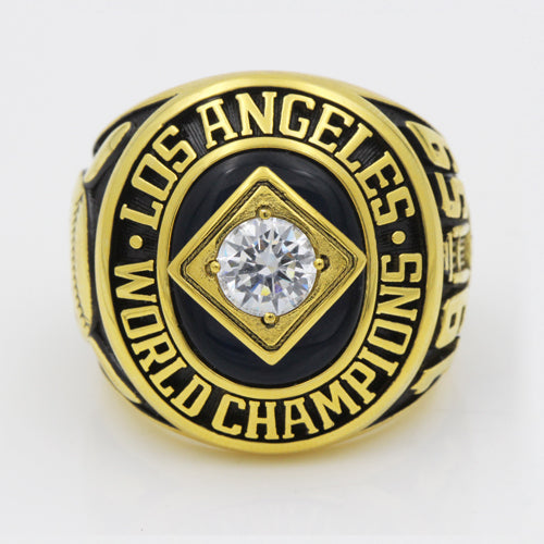 Los Angeles Dodgers 1959 World Series MLB Championship Ring With Clear Cubic Zirconia